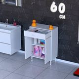 modilayn Luxora Çekmeceli Çok Amaçlı Banyo & Mutfak Dolabı - 60 cm - Beyaz