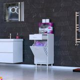 Modilayn Melis 45X88x32,5 Cm Çekmeceli Çamaşır Sepetli Banyo Dolabı