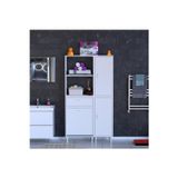 Modilayn Mi?s Urla Yeni?ce 90 X 183,5 X 32cm Kirli Çamaşır Sepetli Banyo Dolabı 2 Kapaklı Banyo Dolabı