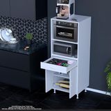 modilayn MODİLAYN BİRCE L-65 x 162,4 x 48 cm Modern Tasarımlı Çekmeceli Kapaklı Mutfak Dolabı Suntalam Malzeme