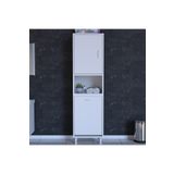 Modilayn Nur Söke Şile 50 X 160 X 32,5 Cm Çamaşır Hazneli Çok Amaçlı Banyo Dolabı