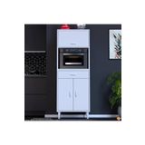 Modilayn Oslo 60X162,4X48 Cm, 1 Çekmece, 2 Kapaklı. Ekmeklik / Fırın / Mikrodalga Dolabı.
