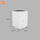 Modilayn Set Altı Dolap Mutfak Dolabı Çekmeceli Dolap 2 Kapaklı Cok Amaclı Dolap