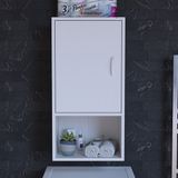 Modilayn Şile 50 X 85 X 32,5 Cm Makine Üstü Asma Ve Çok Amaçlı Banyo Dolabı