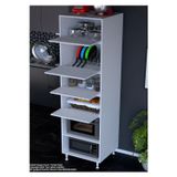 Modilayn Silva Silva 4 Kapak 59,6 x 226,4 x 56 cm 6 Derin Göz Raf Mini Mikrodalga Fırın Dolabı Mutfak Dolabı