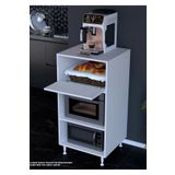 Modilayn Silva Tek Kapaklı 59,6 x 119,2 x 56 cm Mini Fırın Mikrodalga Fırın Dolabı Çok Amaçlı Mutfak Dolabı