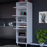Modilayn Sılva_sılva 4 Kapak 59,6 X 226,4 X 56Cm 6 Derin Goz Raf Mini Midi Mikrodalga Firin Dolabi