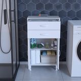 Modilayn Soft 55 X 99,5 X 32,5 Cm Çift Çekmeceli Çok Amaçlı Banyo & Mutfak Dolabı
