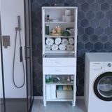 Modilayn Soft Era 55 X 187,9 X 32,5 Cm Kapaklı Ve Çekmeceli Çok Amaçlı Banyo & Mutfak Dolabı