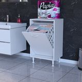 Modilayn Söke 50x75x32,5 Sepetli Banyo Dolabı Çok Amaçlı Dolap Kirlı Çamaşır Dolabı Mutfak Dolabı