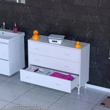 Modilayn Söke 95X75x32,5 Cm’ Lik 3 Çekmeceli 6 Gözlü Çok Amaçlı Banyo Dolabı