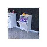 Modilayn Söke Banyo İçin Sihirli Kutu! 50X75x32,5 Cm’ Lik 1 Göz Sepet Hazneli Mini Banyo Dolabı
