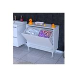 Modilayn Söke Banyo İçin Sihirli Kutu! 80X75x32,5 Cm’ Lik 2 Göz Sepet Hazneli Mini Banyo Dolabı