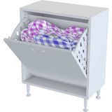 modilayn Söke Kirli Sepetli, Ayaklı, Çok Amaçlı Banyo Dolabı (14 Farklı Genişlik Seçeneği) - 60 cm