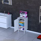 Modilayn Söke Küçük Alanlar İçin Akıllı Çözümler! 45X75x32,5 Cm’ Lik 1 Kapaklı 3 Göz Raf Dolap