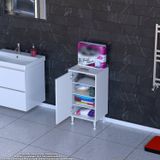 Modilayn Söke Küçük Alanlar İçin Akıllı Çözümler! 50X75x32,5 Cm’ Lik 1 Kapaklı 4 Göz Raf Dolap
