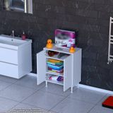 Modilayn Söke Küçük Alanlar İçin Akıllı Çözümler! 55X75x32,5 Cm’ Lik 2 Kapaklı 3 Göz Raf Dolap