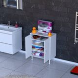 Modilayn Söke Küçük Alanlar İçin Akıllı Çözümler! 60X75x32,5 Cm’ Lik 2 Kapaklı 4 Göz Raf Dolap