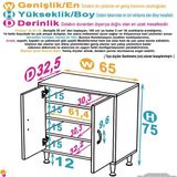 Modilayn Söke Küçük Alanlar İçin Akıllı Çözümler! 65X75x32,5 Cm’ Lik 2 Kapaklı 4 Göz Raf Dolap