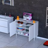 Modilayn Söke Küçük Alanlar İçin Akıllı Çözümler! 90X75x32,5 Cm’ Lik 2 Kapaklı 4 Göz Raf Dolap