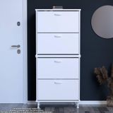 Modilayn Umay' 2 Li Antre Hol 72 X 160 X 25, 5 Cm’ Lik 4 Düşer Kapak 8 Göz Bölmeli Ayakkabılık