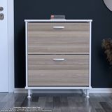 Modilayn UMAY Antre Hol 72 x 90 x 25,5 cm’ lik 2 Düşer Kapak 4 Göz Raf Bölmeli Ayakkabılık