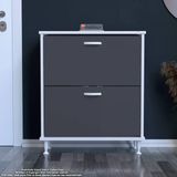 Modilayn Umay Antre Hol 72X 90X 26 Cm’ Lik 2 Düşer Kapak 4 Göz Bölmeli Ayakkabılık
