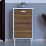 modilayn Umay Ayaklı (52 Cm) Ayakkabılık 2 Düşer Kapaklı 4 Raflı (5 Farklı Renk Seçeneği) - Ceviz