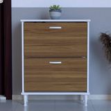 modilayn Umay Ayaklı (72 Cm) Ayakkabılık 2 Düşer Kapaklı 4 Raflı (5 Farklı Renk Seçeneği) - Ceviz