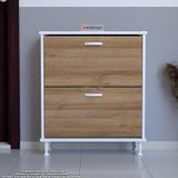 Modilayn UMAY Kapı Önü 52 x 86 x 25, 5 cm’ lik 2 Düşer Kapak 4 Göz Bölmeli Ayakkabılık