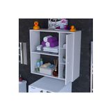 Modilayn Urla 90x85,5x31,5 cm Makine Üstü Dolap Çamaşır Makine Üstü Dolabı Asma Dolap