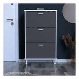 Modilayn Varbi Antre Hol 72 X127 X26 Cm Lik 3 Düşer Kapak 6 Göz Bölmeli Ayakkabılık