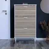 Modilayn Varbi Antre Hol 72X127x26 Cm Lik 3 Düşer Kapak 6 Göz Bölmeli Ayakkabılık