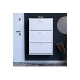 Modilayn Varbi Asma Antre 52 X 107 X 25, 5 Cm’ Lik 3 Düşer Kapak 6 Göz Raf Bölmeli Ayakkabılık