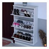 Modilayn VARBİ Asma Antre 72 x115 x26 cm’lik 3 Düşer Kapak 6 Göz Bölmeli Ayakkabılık
