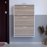Modilayn VARBİ Asma Antre 72x115 x26 cm’lik 3 Düşer Kapak 6 Göz Bölmeli Ayakkabılık