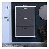 Modilayn Varbi Asma Antre 72X115x26 Cm’ Lik 3 Düşer Kapak 6 Göz Bölmeli Ayakkabılık