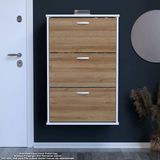 Modilayn Varbi Asma Antre Hol 72X115x26 Cm’ Lik 3 Düşer Kapak 6 Göz Bölmeli Ayakkabılık