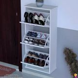 Modilayn Varbi Asma Kapı Önü 52 X115x26 Cm’ Lik 3 Düşer Kapak 6 Göz Bölmeli Ayakkabılık