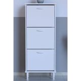 Modilayn Varbi Ayakkabılık (52 cm) Ayaklı 3 Düşer Kapaklı 6 Raflı (5 Farklı Renk Seçeneği)