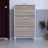 Modilayn Varbi Kapı Önü 52 X 119 X 25, 5 Cm’ Lik 3 Düşer Kapak 6 Göz Bölmeli Ayakkabılık
