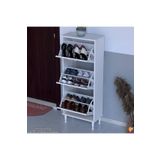 Modilayn Varbi Kapı Önü 52 X 127 X 25,5 Cm’ Lik 3 Düşer Kapak 6 Göz Raf Bölmeli Ayakkabılık