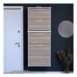 Modilayn VARBİ UMAY' 2 Li Asma Antre 72x193x 26 cm 5 Düşer Kapak 10 GözAyakkabılık