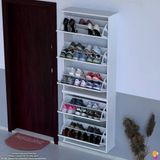 Modilayn Varbi Umay' 2 Li Asma Kapı Önü 72X193x26 Cm’ Lik 5 Düşer Kapak 10 Göz Bölme Ayakkabılık