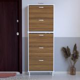 Modilayn Varbi Umay' 2 Li Kapı Önü 72 X193x 25, 5 Cm’ Lik 5 Düşer Kapak 10 Göz Raf Ayakkabılık