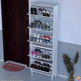 Modilayn Varbi Umay Kapı Önü 72X205x26 Cm’ Lik 5 Düşer Kapak 10 Göz Bölme Ayakkabılık