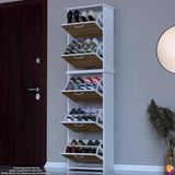 Modilayn Verve Antre 52X194x26 Cm 5 Düşer Kapak 10 Göz Bölme Ayakkabılık