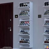 Modilayn Verve Asma Kapı Önü 52X194x 26 Cm’lik 5 Düşer Kapak 10 Göz Bölmeli Ayakkabılık