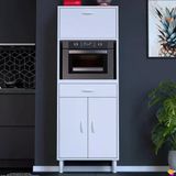 Modilayn Vio (55X163,4X32,5 Cm) Çekmeceli, Kapaklı, Ekmeklikli. Mini/Midi Mikrodalga Mutfak Dolabı