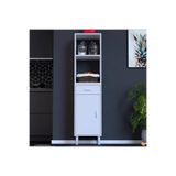 Modilayn Vio Fırın Dolabı (40X163,4X32.5 Cm) Çekmeceli Kapaklı Mini/Midi Mikrodalga Mutfak Dolabı